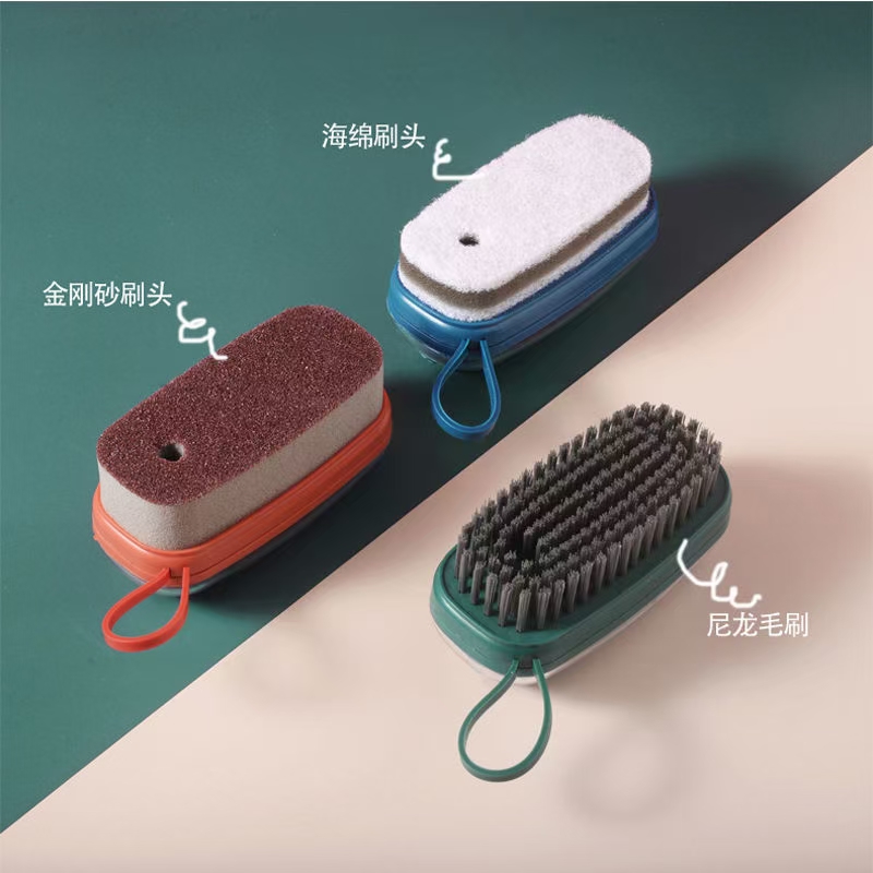厂家直销经济型实用型家用多用多功能三件套鞋刷产品图