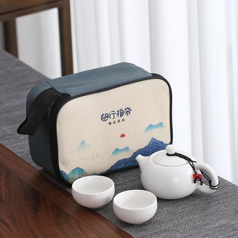 陶瓷功夫茶具套装礼盒家庭套装送人漂亮礼品水壶茶具家用茶具