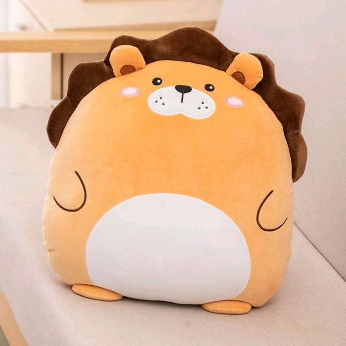 2021 New cartoon animal flower pillow pillow blanket multi-functional pillow 1