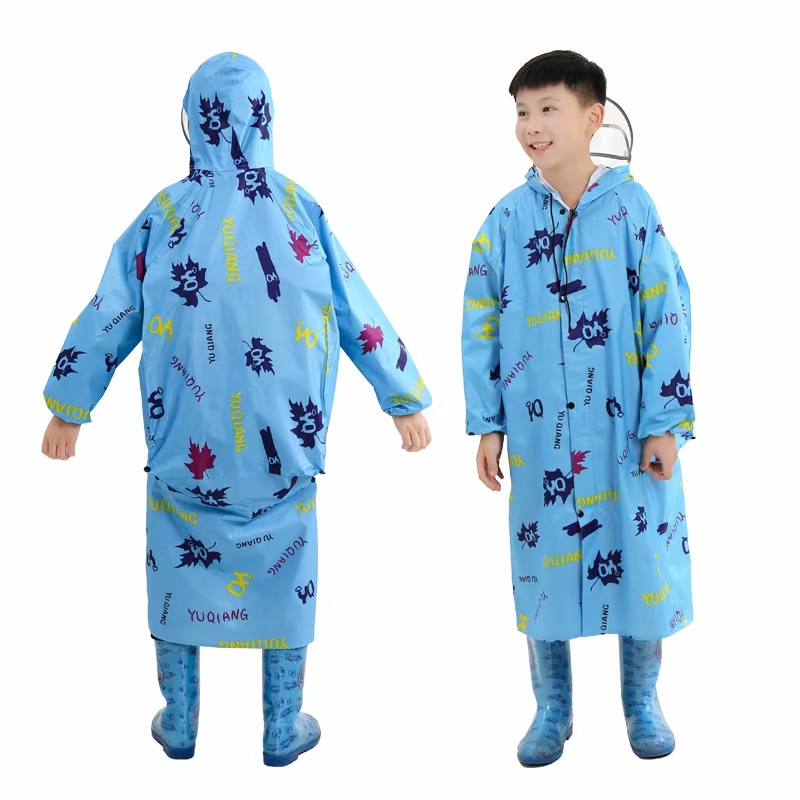雨衣雨披批发货号1279儿童款PVC雨衣，适用于行走，旅游等使用。详情图1