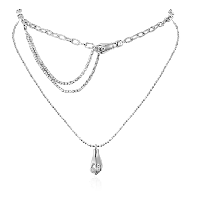 Designer Europe and America hip hop women light luxury niche accessories new cold wind boudoir jewelry 44