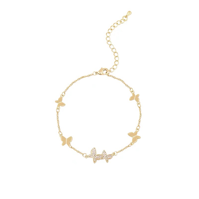 时尚蝴蝶手链女轻奢高级感小众设计简约气质手链