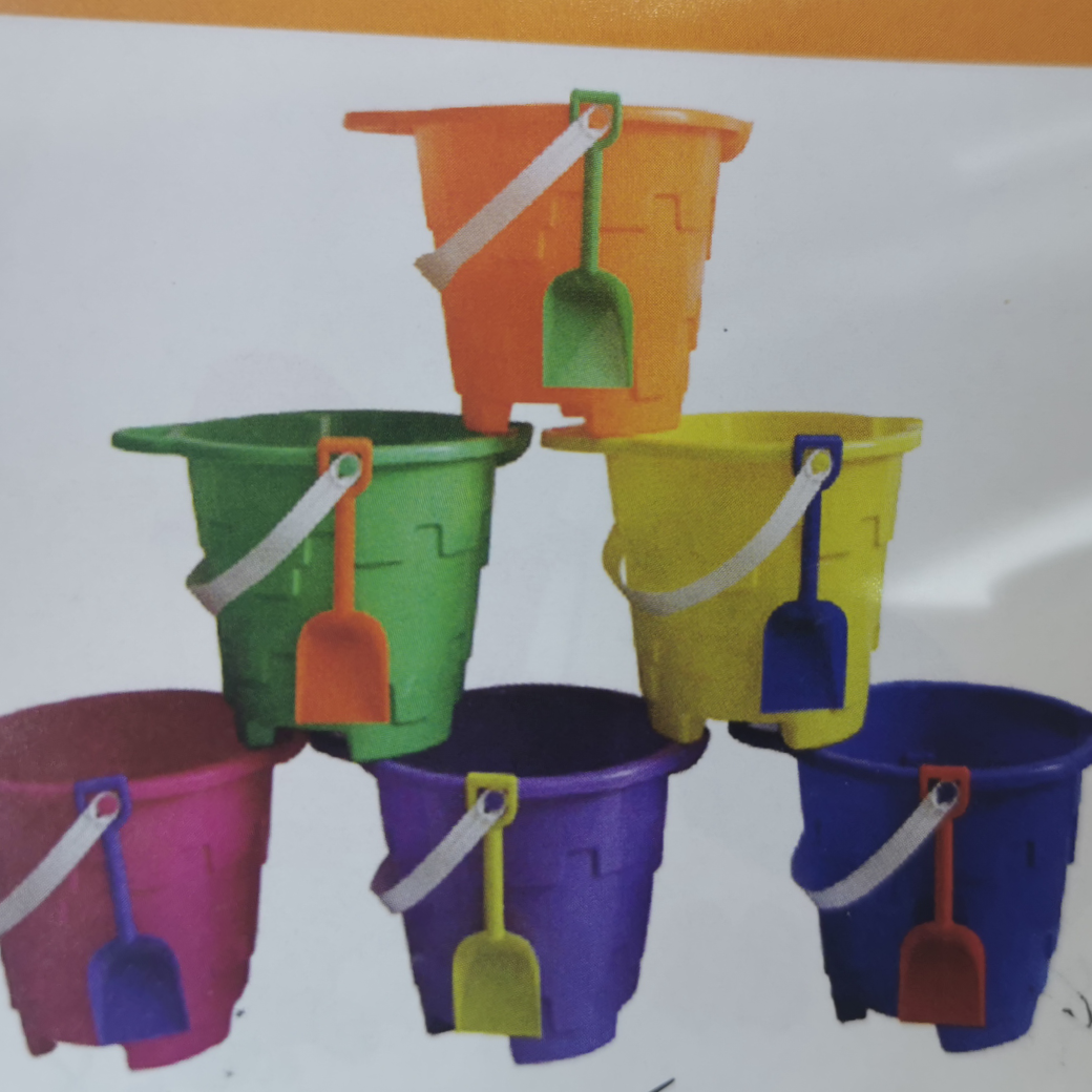 12.5寸圆形沙滩桶及铲子套装