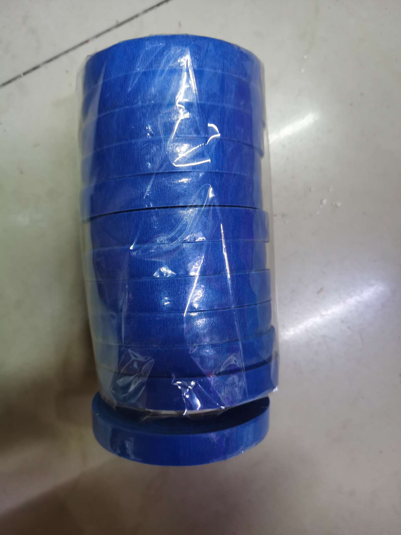 Blue tape details Picture