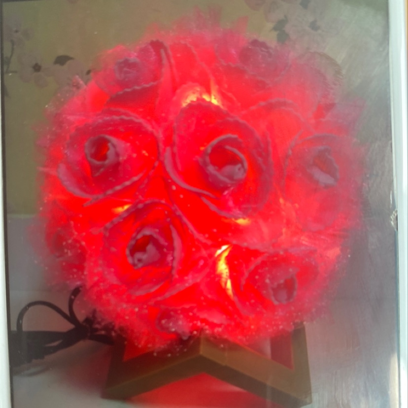 Aroma lamp 116 Rose decorative handicrafts, Home bedside lamp, decorative item, wedding table lamp, lover's gift 1