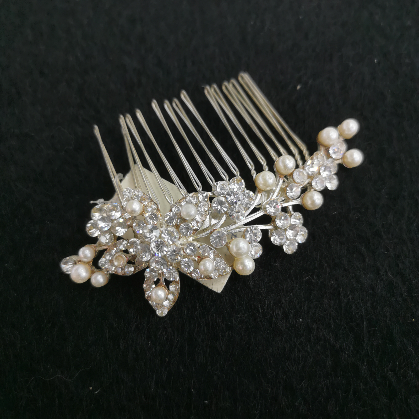 European and American bridal headwear rhine-drill comb bridesmaid hair accessories U-disk hairpin