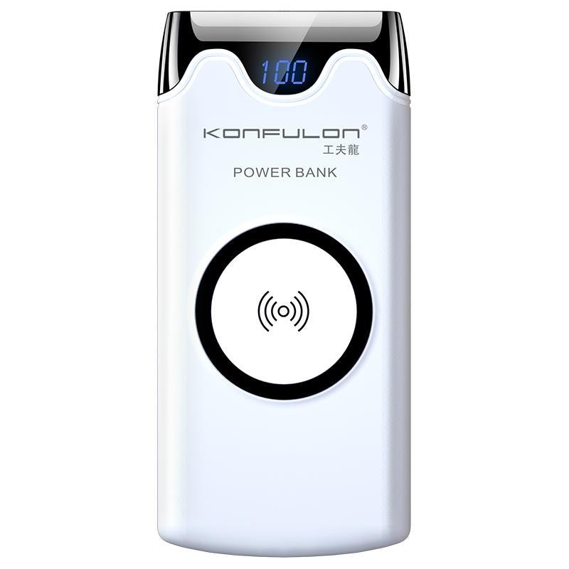 Mobile phone wireless charging treasure Large capacity mobile power supply 10000 MA universal mobile phone with wireless charging M13