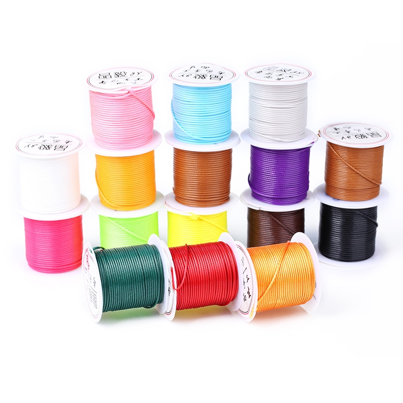Wax thread non-loose strands net red 6 strands polyester material can be sintered round wax thread hand stitched leather thread 73