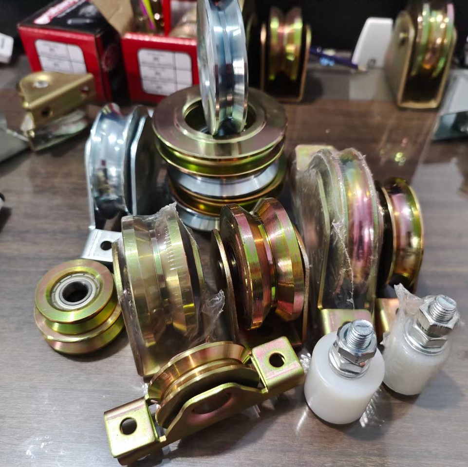 White zinc-plated pulley Y-type 5