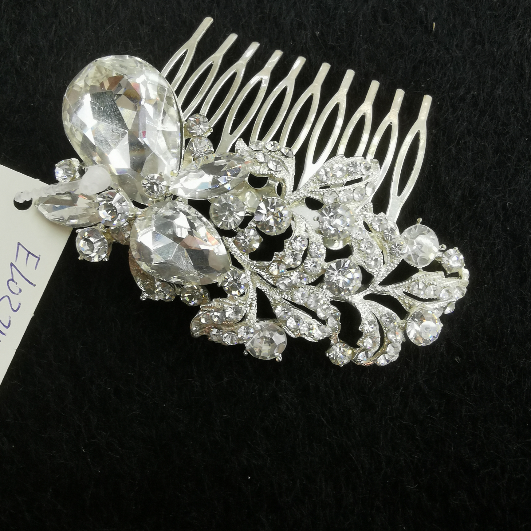 Japan and South Korea elegant bridal headwear rhine-drill insert comb bridesmaid hair accessories U-disk hairpin