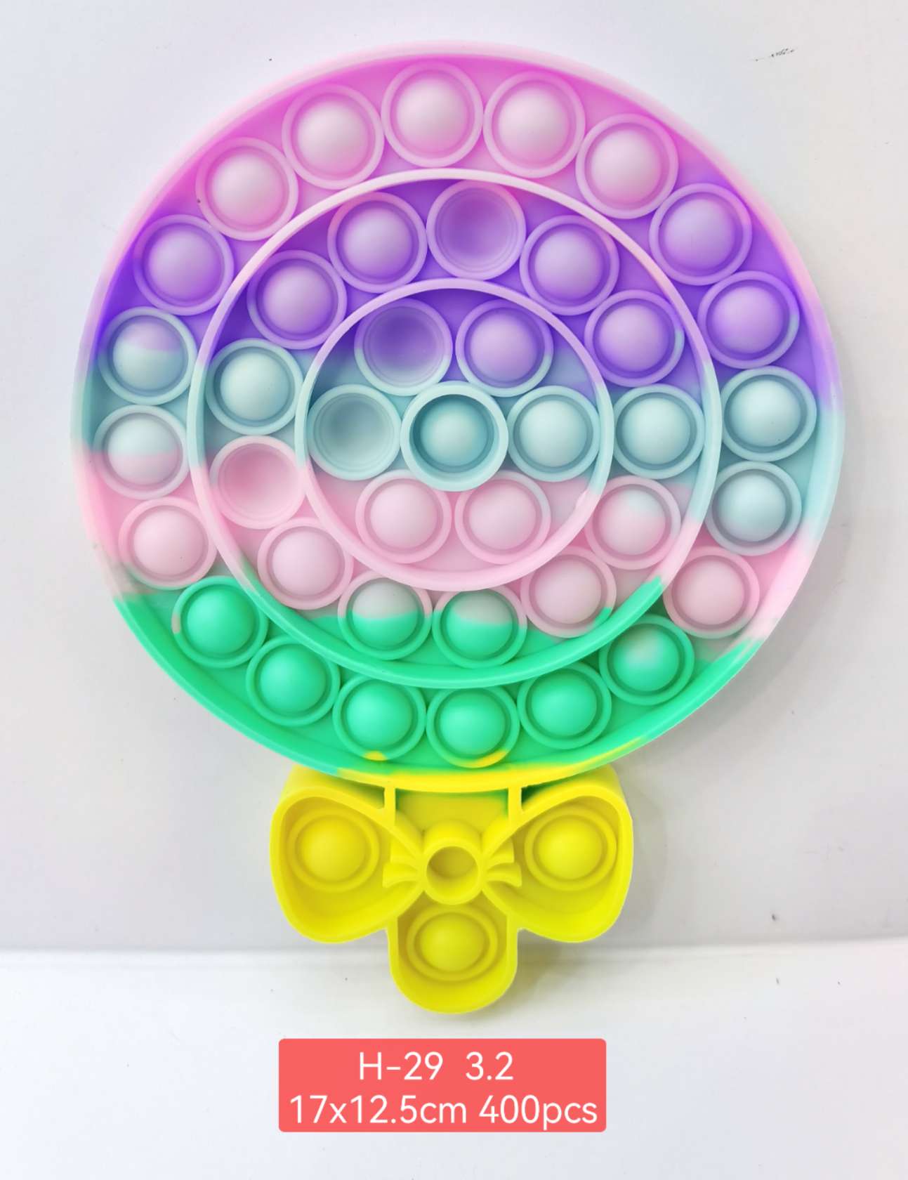 恐龙马卡龙色泡泡乐 休闲娱乐解压白底实物图