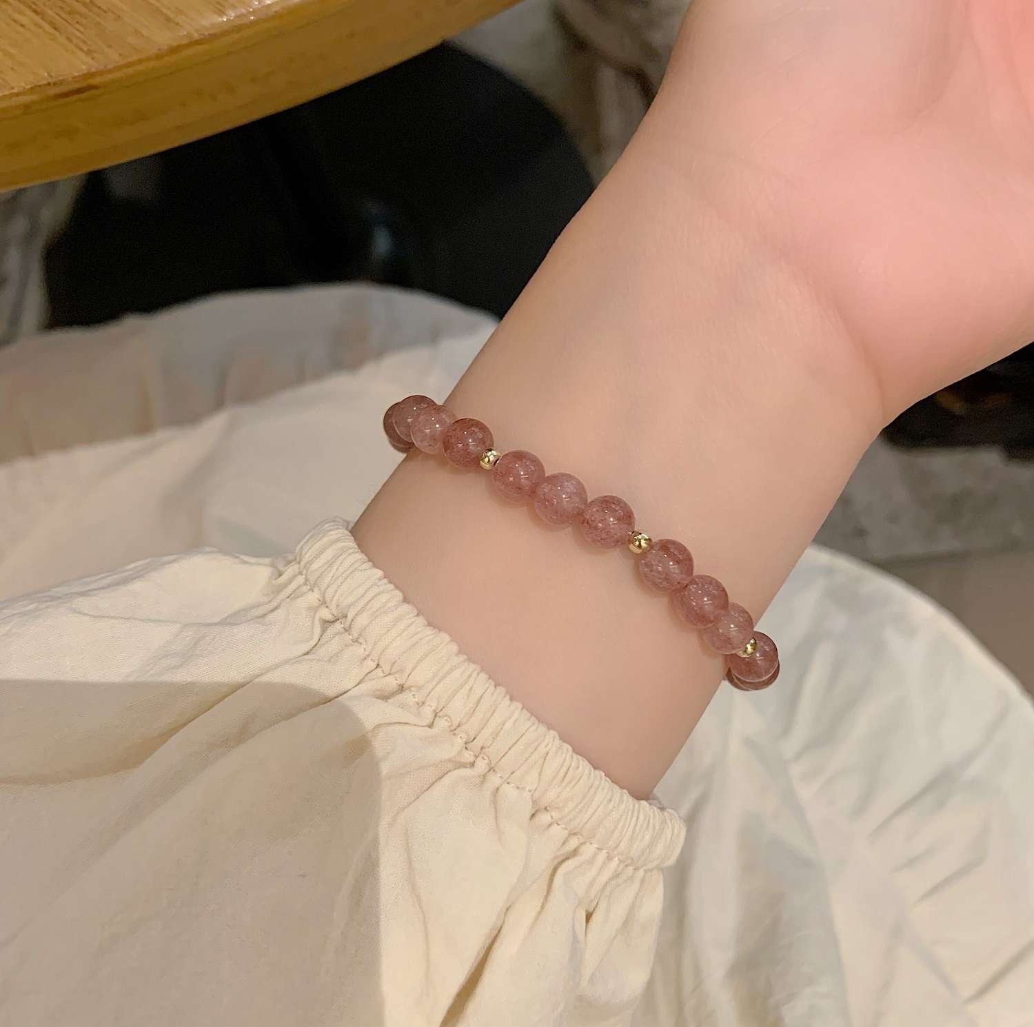Natural crystal bracelet, a niche design of crystal jewelry and bracelet for women on Instagram, best friend Xia Item Picture