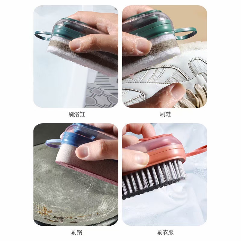 厂家直销经济型实用型家用多用多功能三件套鞋刷详情图2