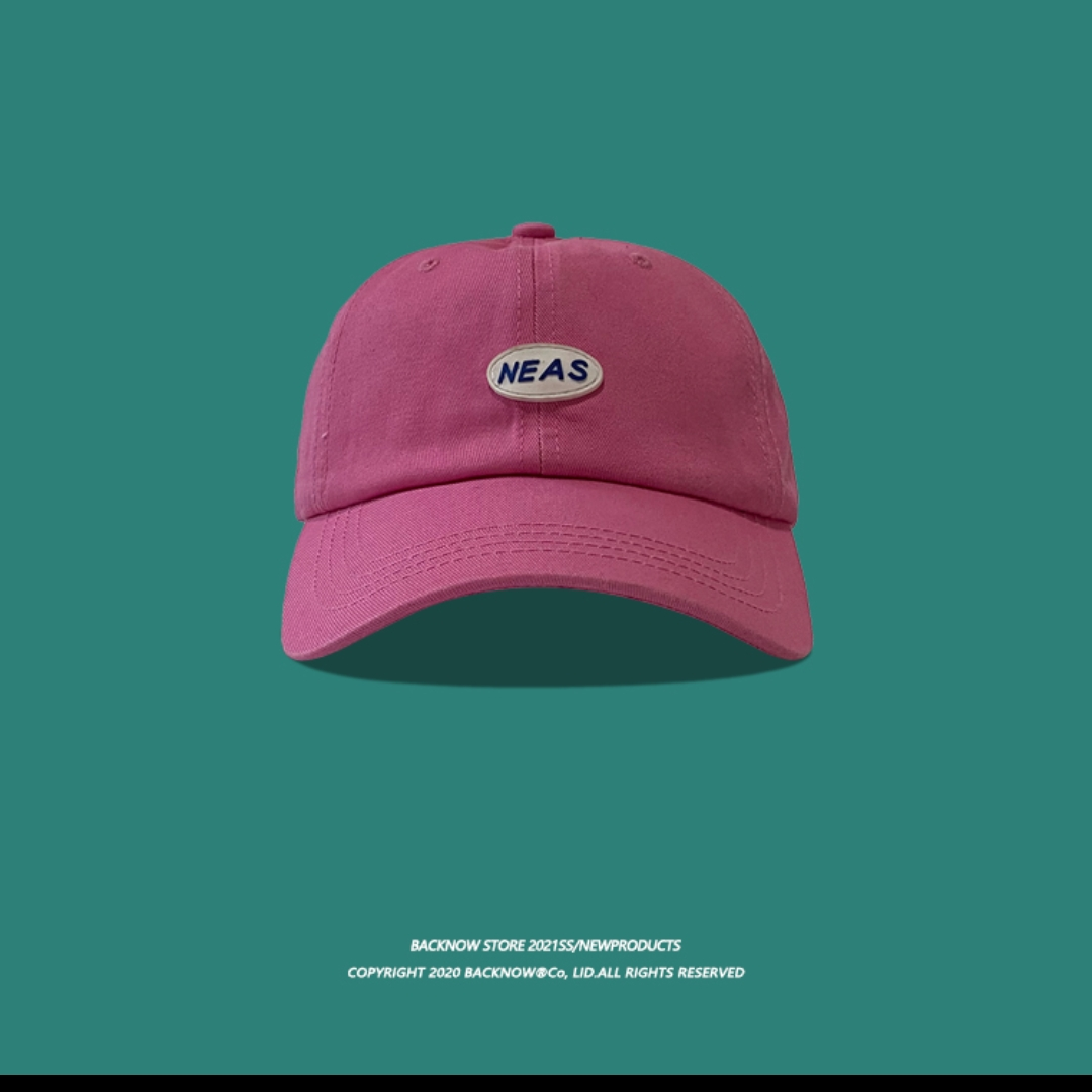 BACKNOW潮牌春夏新款男女棒球帽休闲简约chic鸭舌帽百搭遮阳帽子026