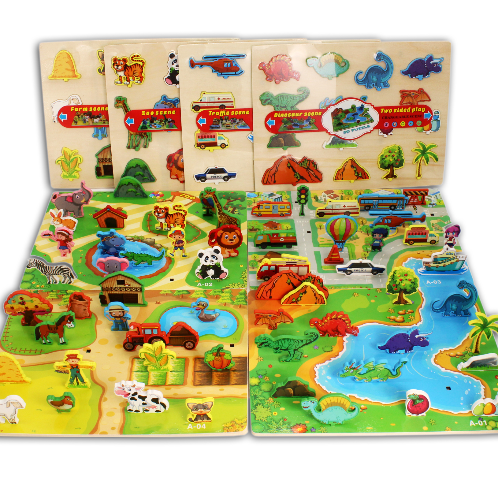 3D scene puzzle