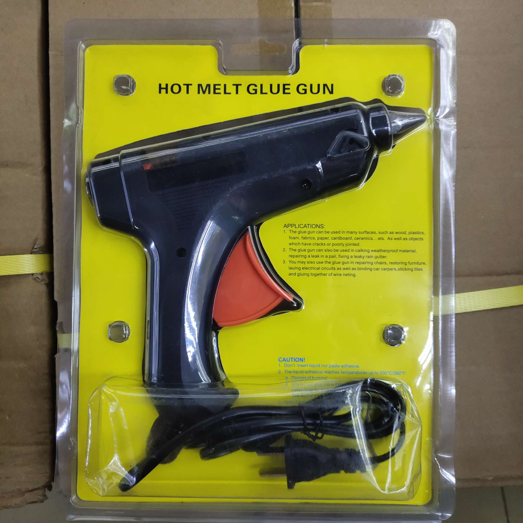 Black glue Gun 11 uses a large glue gun Specification image