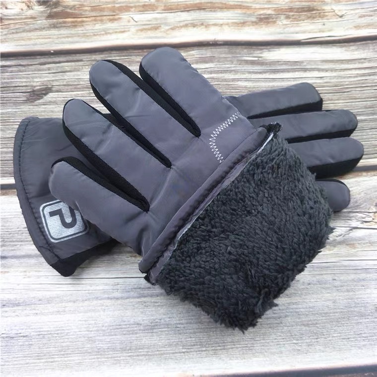Winter gloves wholesale thickened large cotton and velvet gloves winter men fashion new bike households plus cotton warm spot