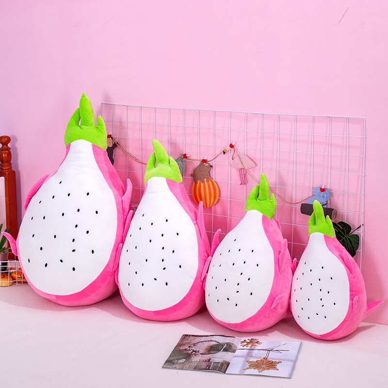 Artificial fruit series by throw pillow dragon fruit gift home plush toys