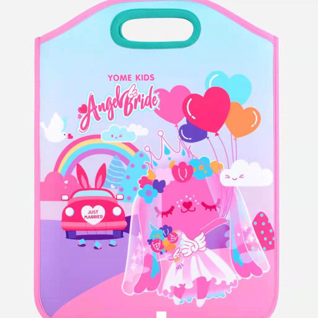 YOME奇思妙想瓦拉课本分类袋/IPAD袋/电脑袋/老试袋/补习袋藏青超能特工A YT203302A