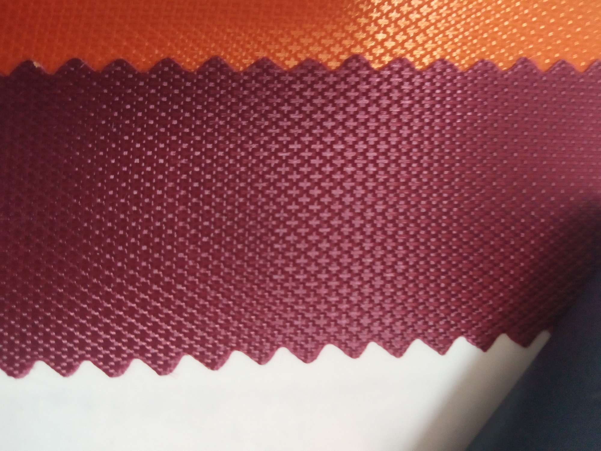 TY-- 019 Cross Jacquard pvc 10# Purple-red Specification image