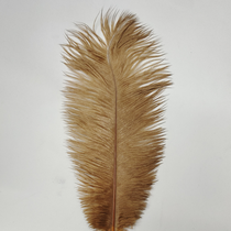 Ostrich feathers 60-65 cm brown
