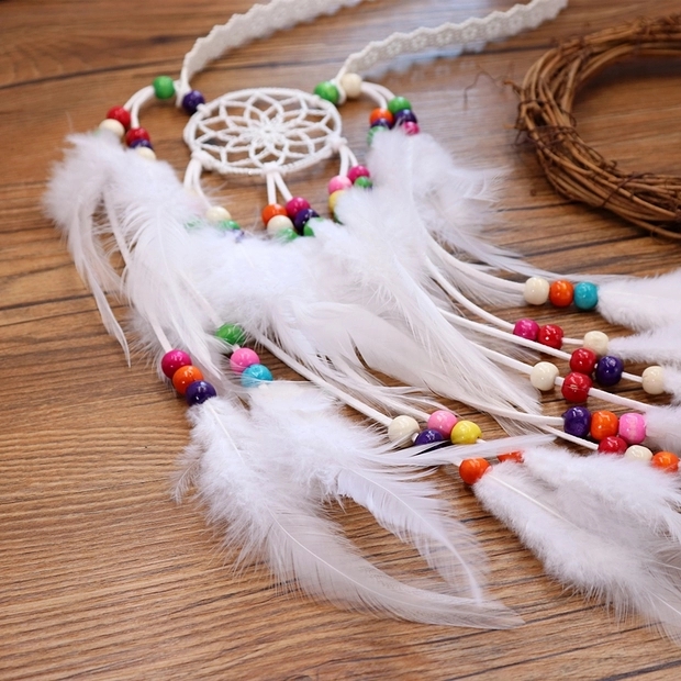 羽毛发带，头饰，复古民族风，波西米亚风，景区度假产品详情图3