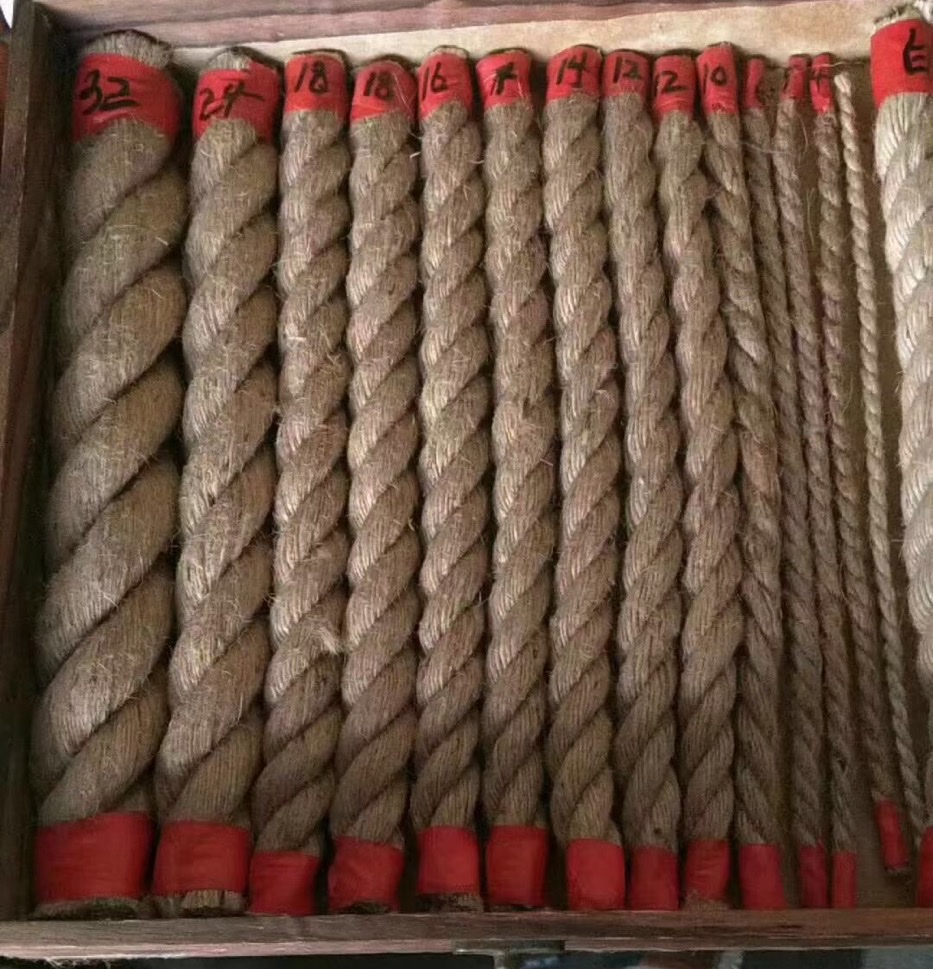 天然黄麻绳 拔河绳运动甩绳 复古装饰粗细麻绳 DIY编织绳详情图2