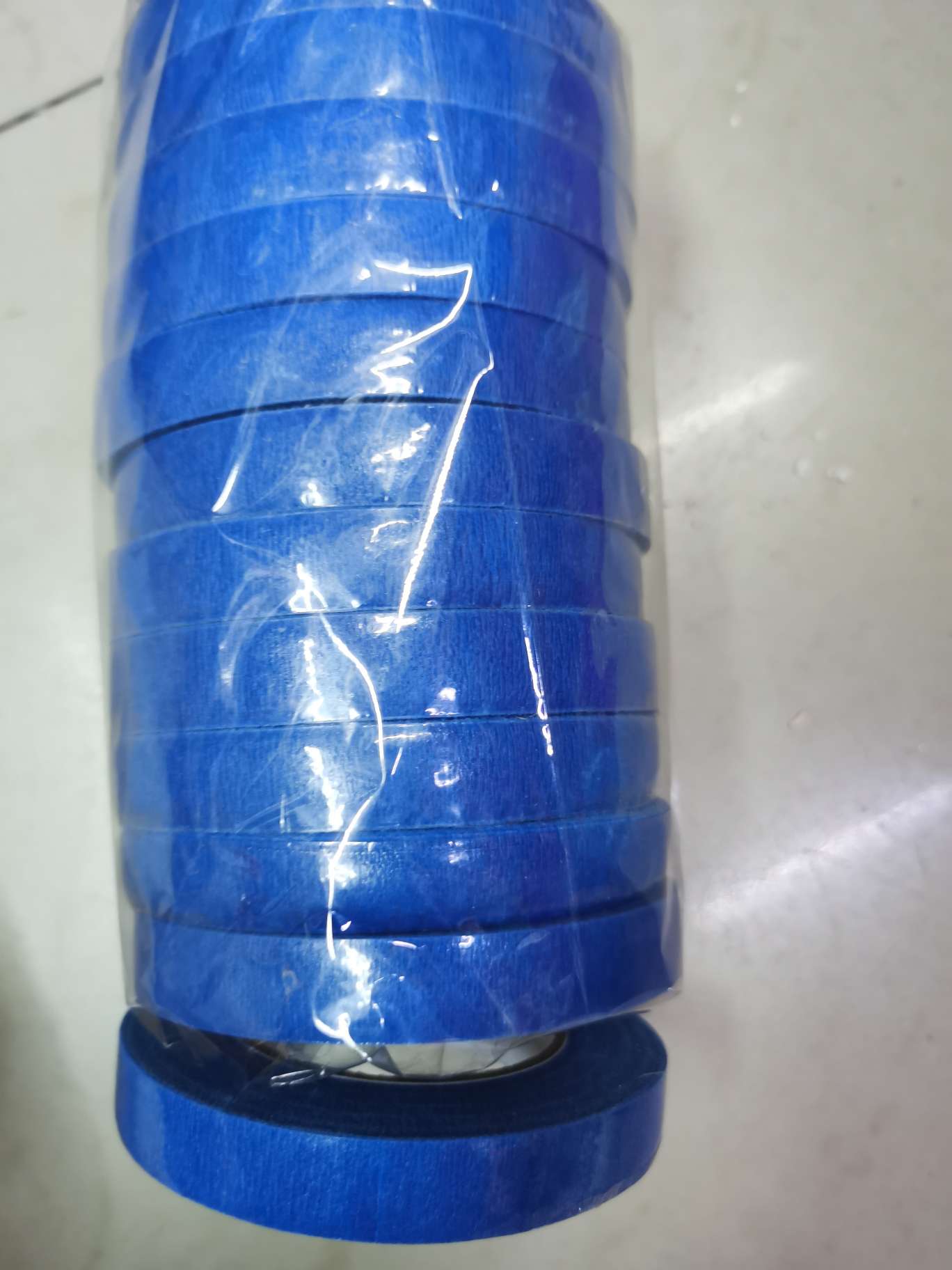 Blue tape detail image 2