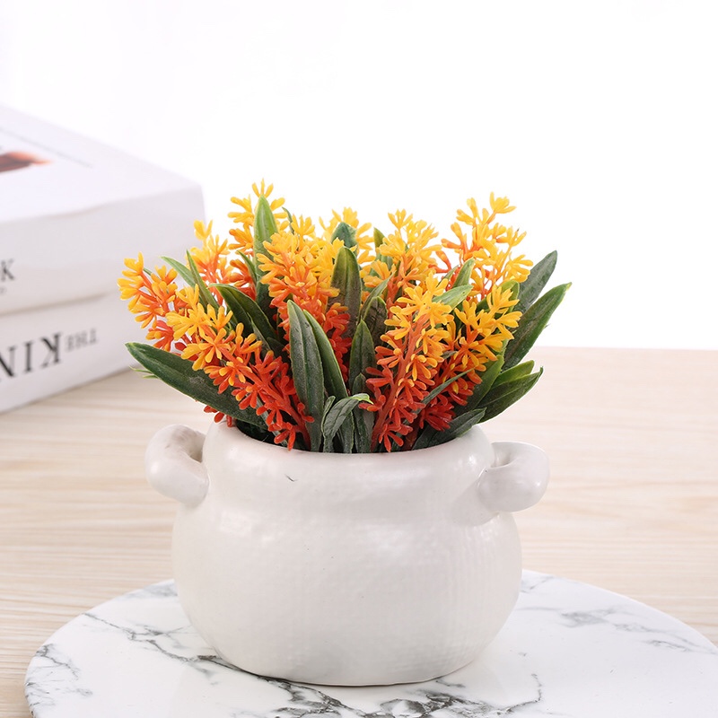 Nuevo juego de flores de simulación para colocar la decoración Specification image