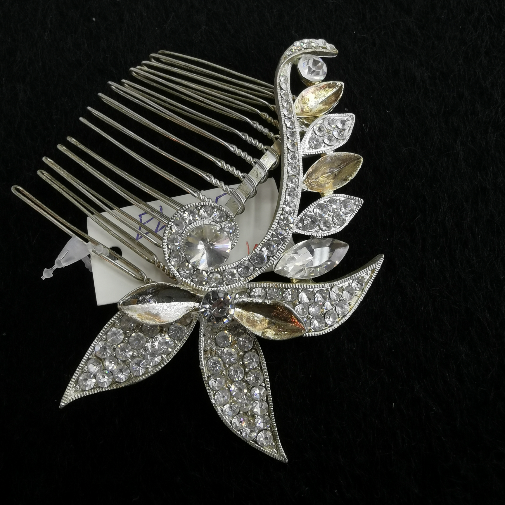 Small hair hairpin Bride headpiece rhine-drill comb bridesmaid hairpin U-disk hairpin