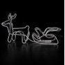 9M flexible light strip little deer pulling a cart blue