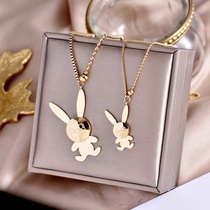 Designer splicing necklace female network red niche clavicle chain personality pendant necklace Fashion necklace 002
