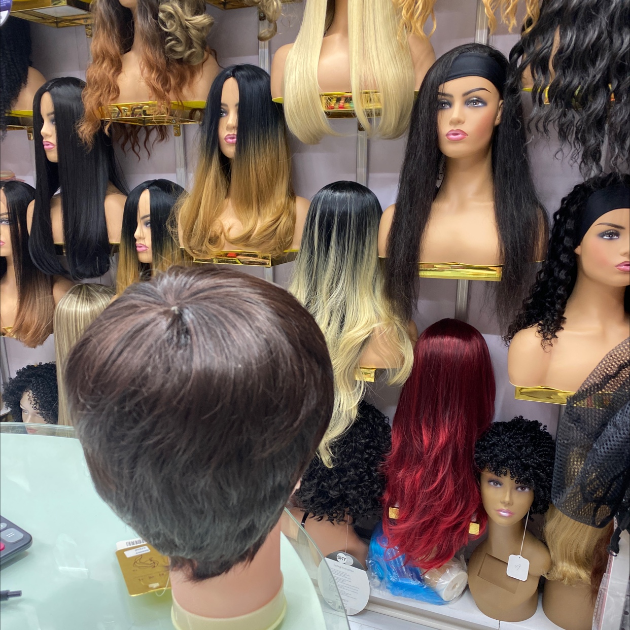 Short straight hair Item Picture
