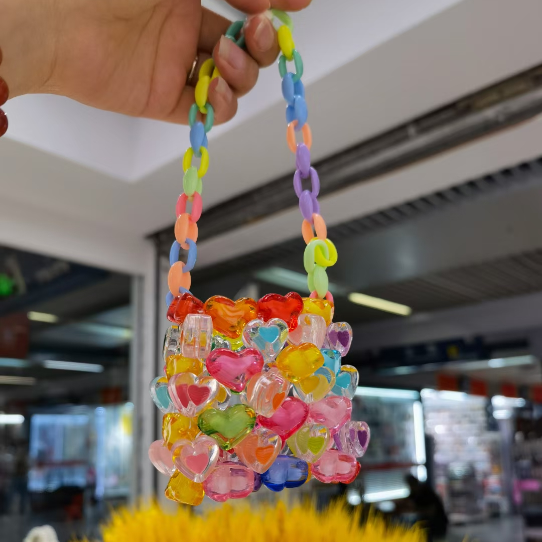 Super popular small women's bags for summer, 2021 new trendy pearl crossbody bag, niche design, hand-held small square bag 11