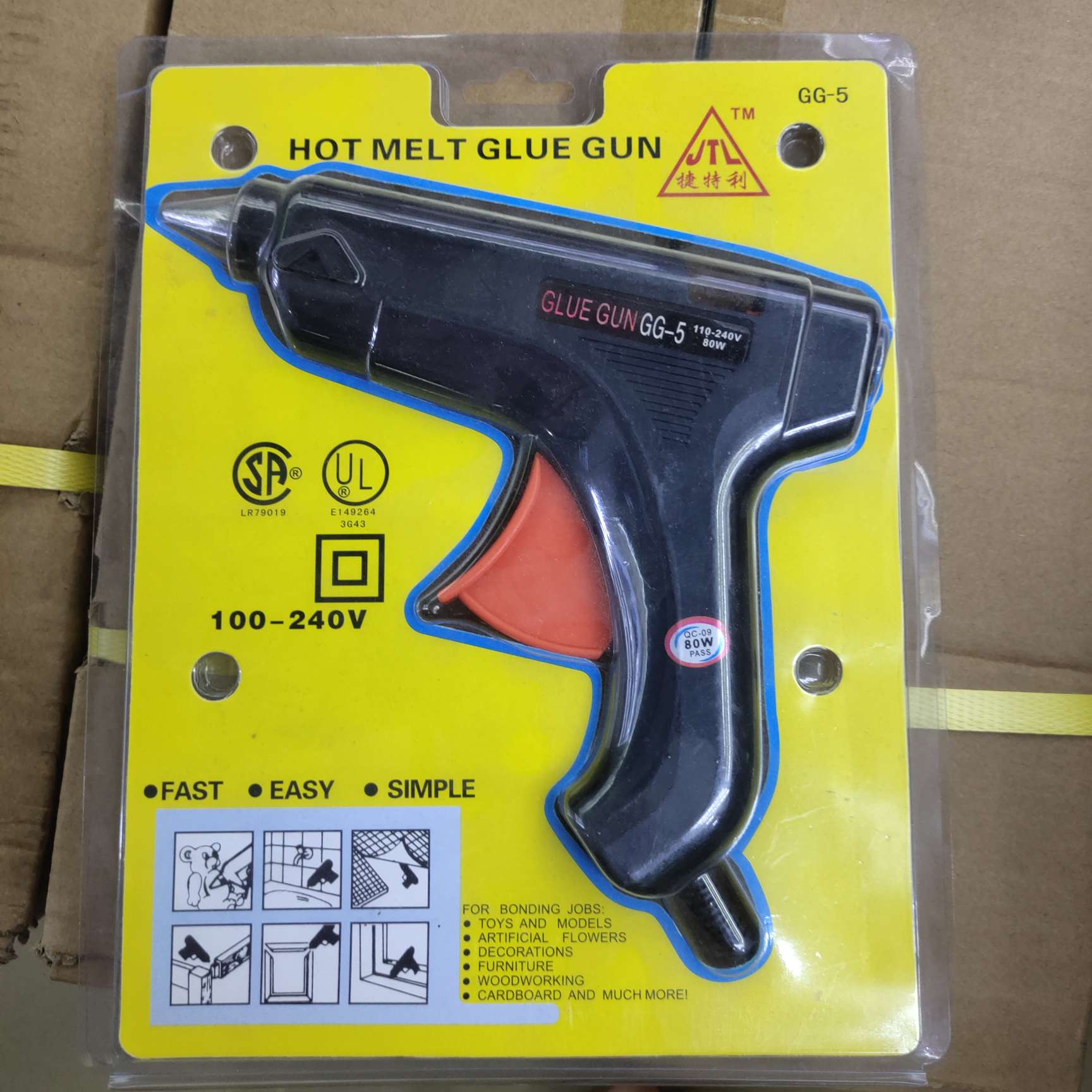 Black glue Gun 11 uses a large glue gun details Picture