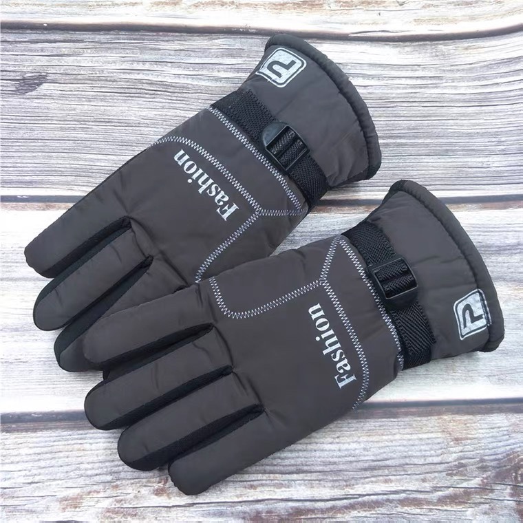 Winter gloves wholesale thickened large cotton and velvet gloves winter men fashion new bike households plus cotton warm