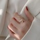 （圣·纳黛丽）微镶米珠钻石戒指💍，时尚网红气质高雅简约白底实物图