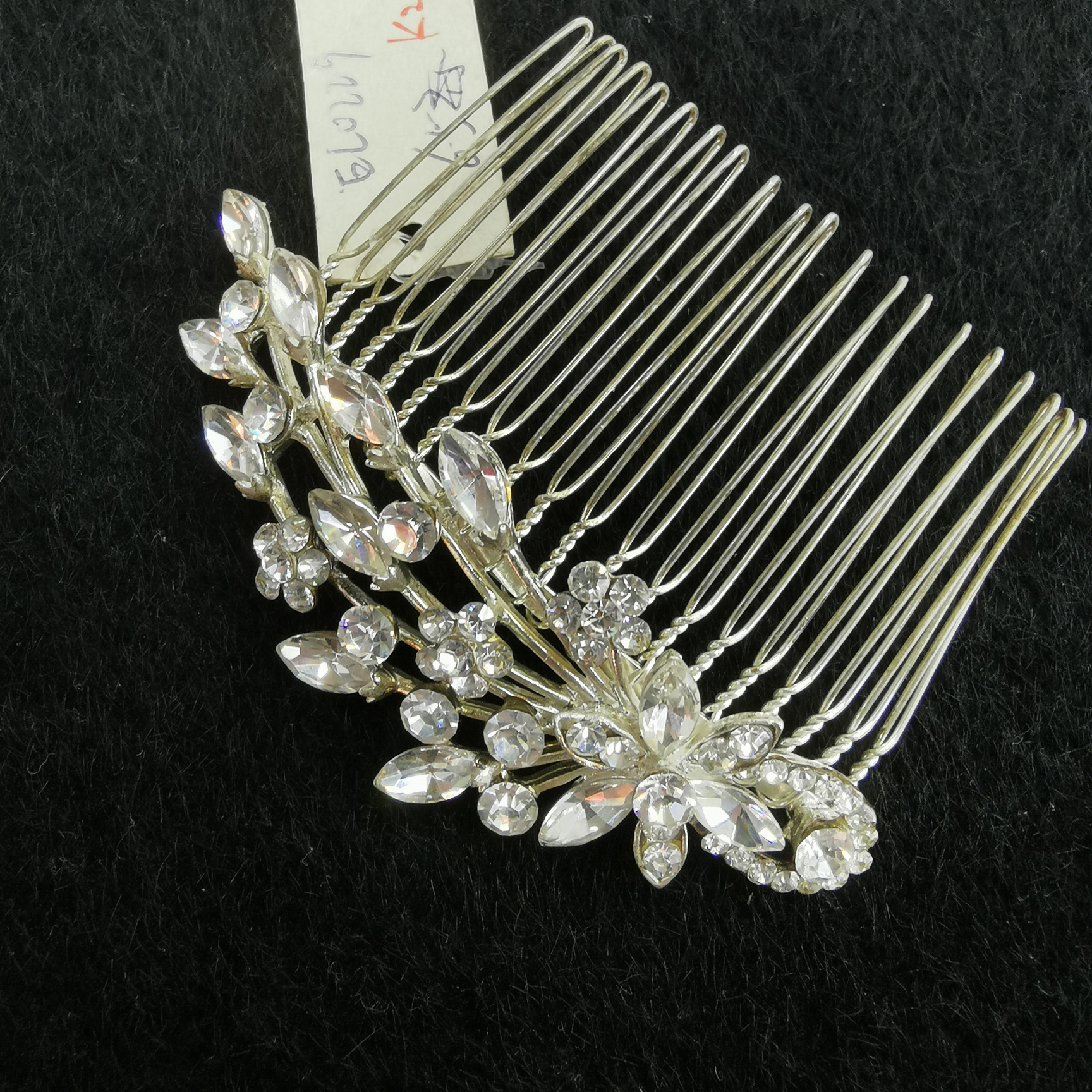 Beautiful hair comb small hair Clasp Bride headdress rhine-drill comb bridesmaid hair accessories U-disk hairpin