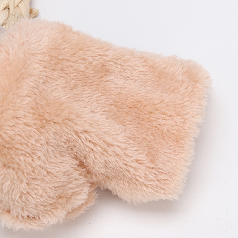 可爱保暖文创意定制手套 韩版新款女式加厚保暖卡通泰迪毛绒手套 详情图6