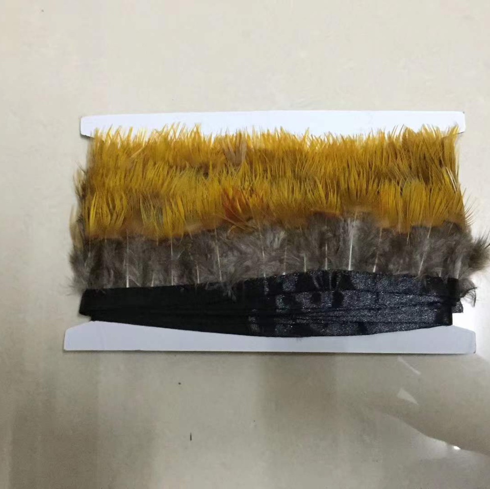 Yellow hair ribbon