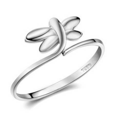 S925 sterling silver ring Dragonfly Open women's ring style