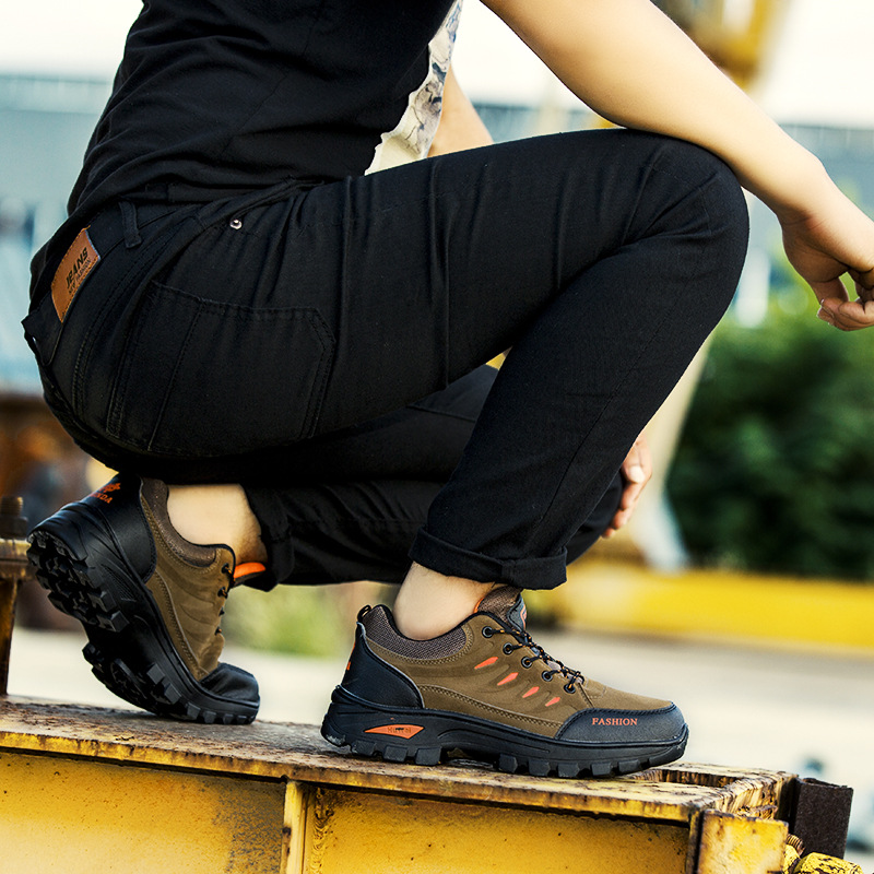 单棉可选透气户外休闲旅游鞋登山鞋慢跑鞋防水防滑运动工作劳保鞋详情图5
