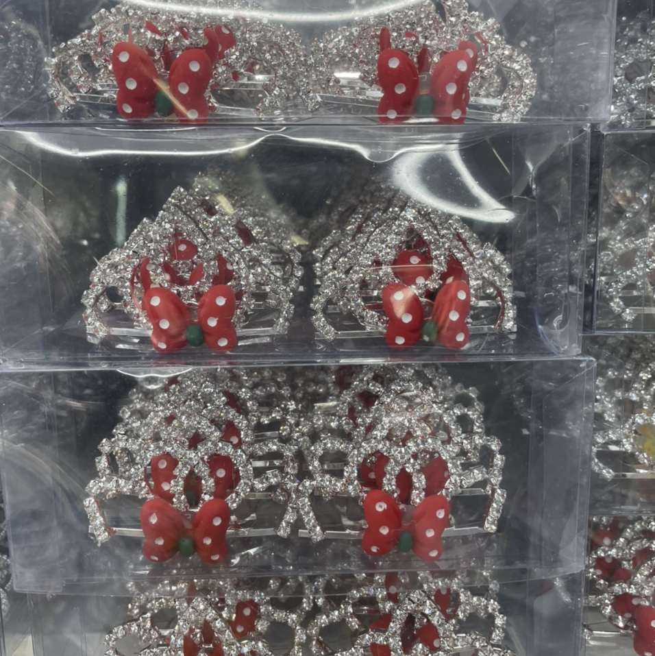 Big red butterfly crown