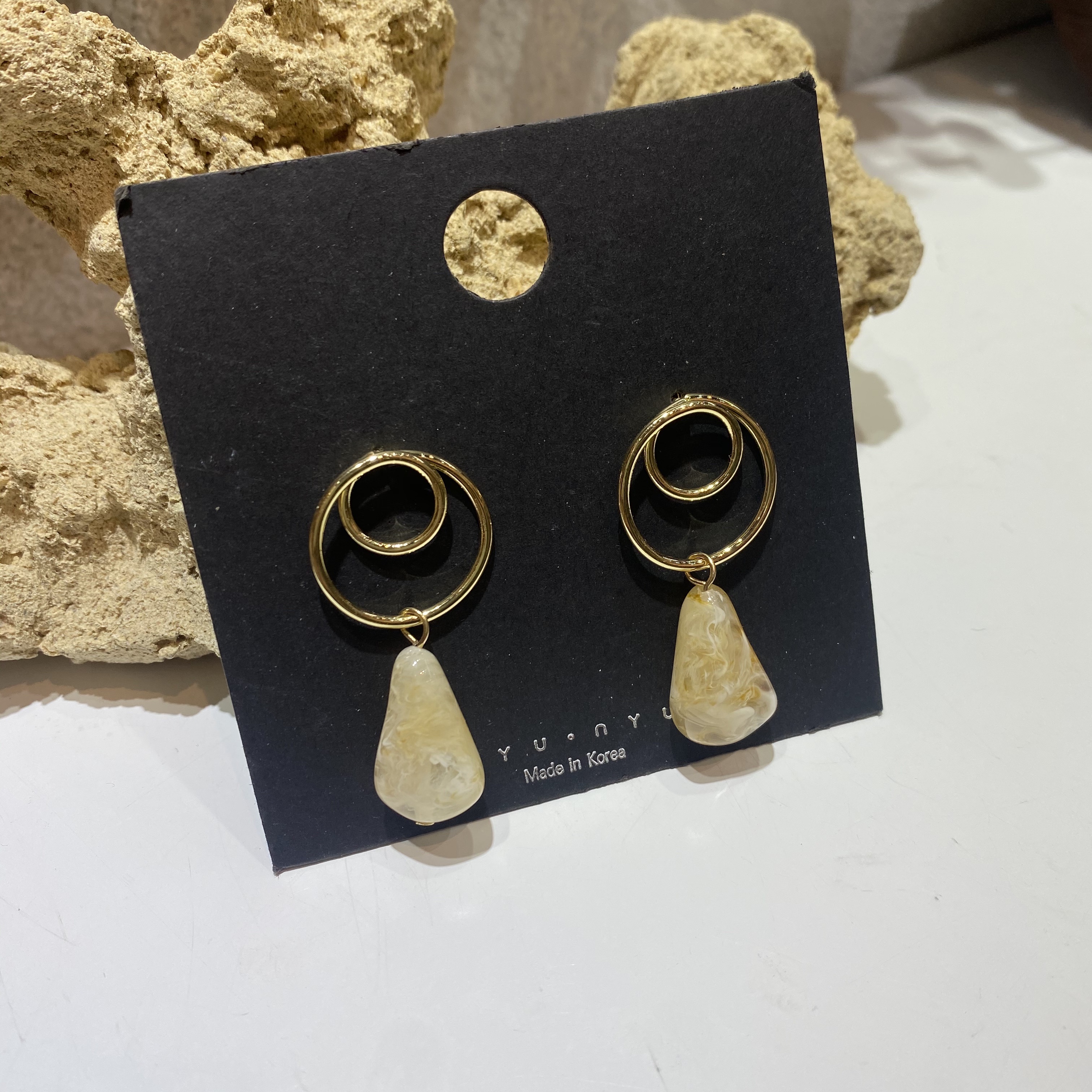 No alérgico mantener el color simple frío viento ligero moda resina pendientes stardew ornamentos 1 Specification image