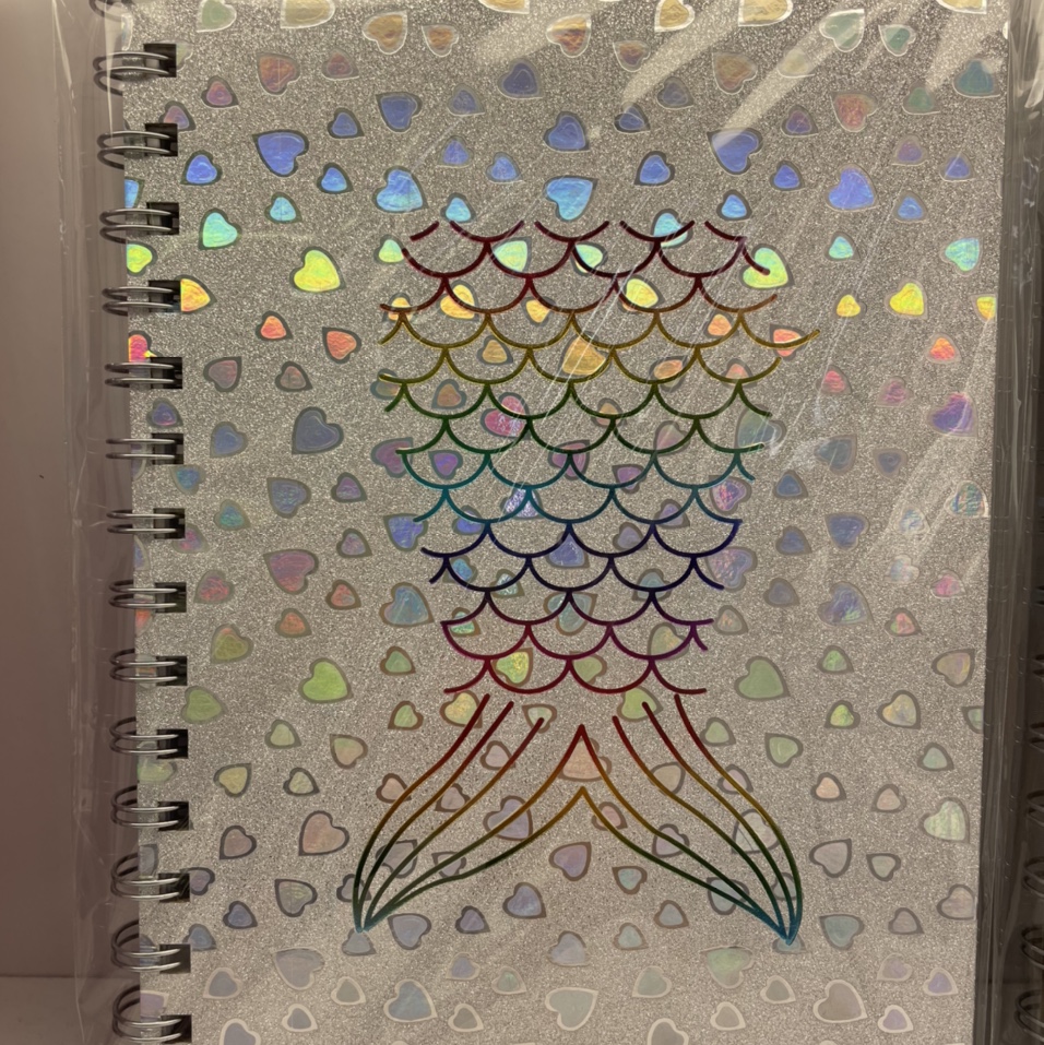 Laser fishtail notebook full figure