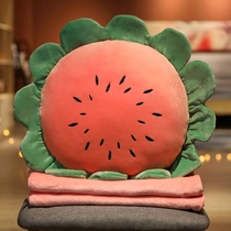 2021 New cartoon animal flower throw pillow Throw pillow blanket multifunctional throw pillow 15