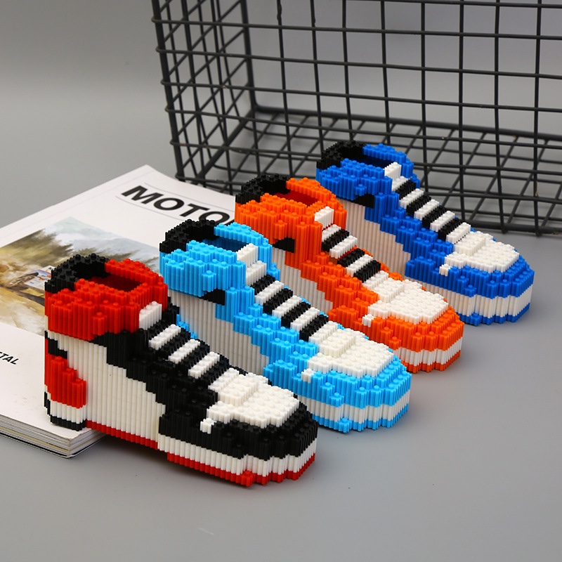 拼装乐高积木鞋子系列图