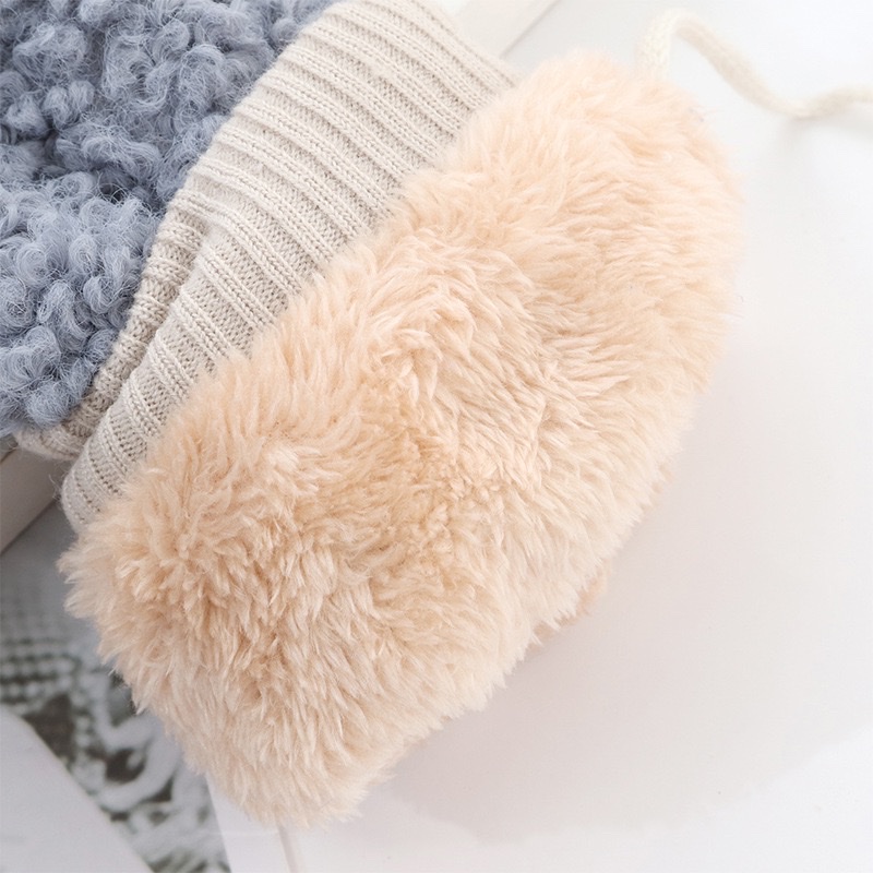 可爱保暖文创意定制手套 韩版新款女式加厚保暖卡通泰迪毛绒手套 详情图9