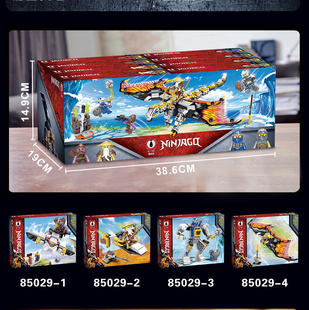 85029 Ninja - Battle Dragon, pcs