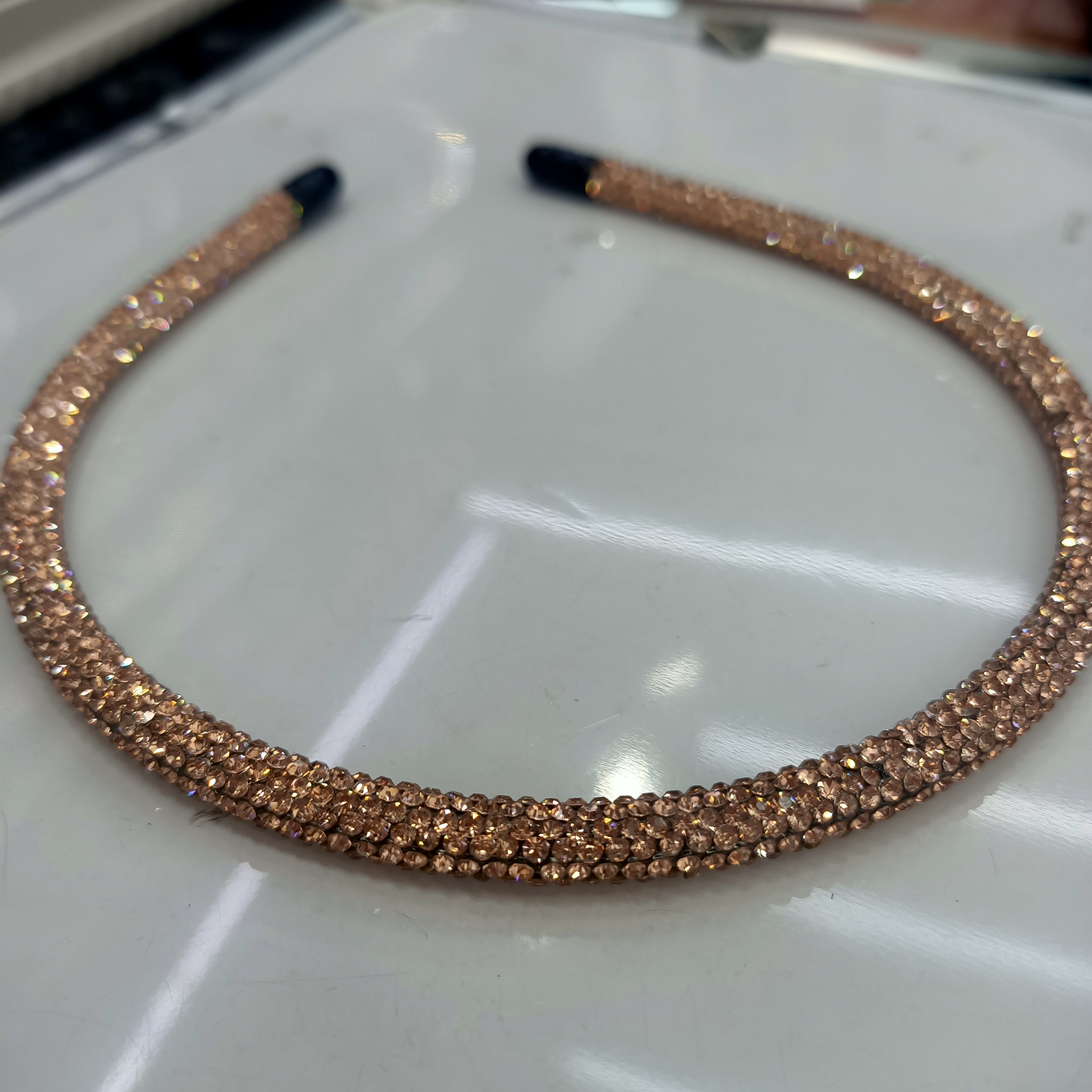 Rhinestone champagne